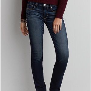 AEO Skinny Rich Ink Low Rise 9161